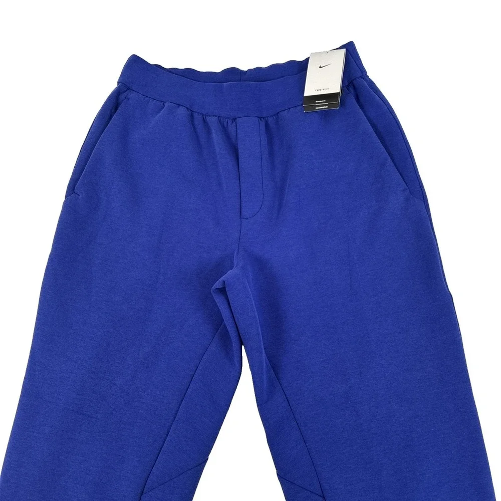 New Nike 24.7 Impossibly Soft Fleece Mens Pants Medium HQ6970 455 Blue NWT $110